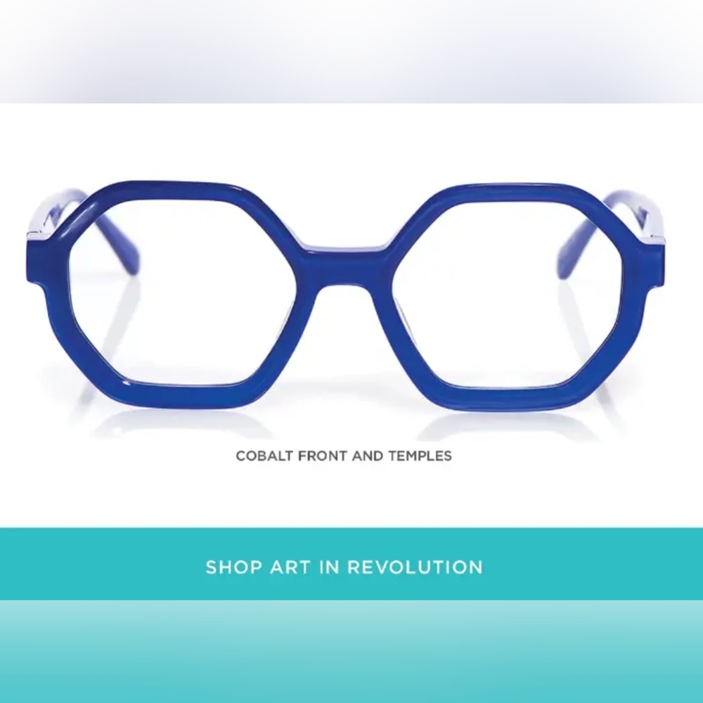 Eyebobs 'Art in Revolution' in Cobalt